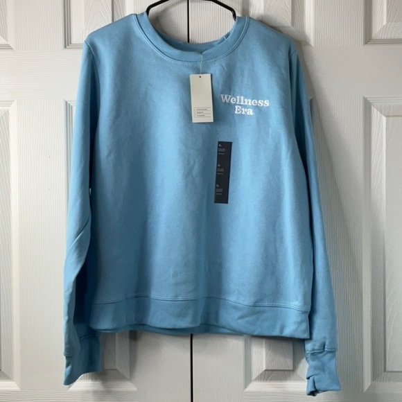 All In Motion Women’s Wellness Era Light Blue Sweatshirt Size XL - Picture 1 of 10